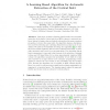 A Learning Based Algorithm for Automatic Extraction of the Cortical Sulci