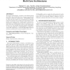 A lock-free, cache-efficient shared ring buffer for multi-core architectures