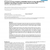 A mass accuracy sensitive probability based scoring algorithm for database searching of tandem mass spectrometry data