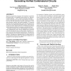A methodology for generating verified combinatorial circuits