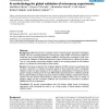 A methodology for global validation of microarray experiments