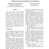A model for dynamic and adaptable services management
