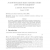 A model for dynamic chance constraints in hydro power reservoir management