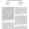 A Model for the Effect of Caching on Algorithmic Efficiency in Radix based Sorting