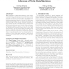 A more bio-plausible approach to the evolutionary inference of finite state machines