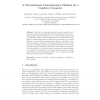 A Network-based Communication Platform for a Cognitive Computer