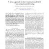 A New Approach for the Construction of ALM Trees using Layered Coding