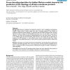 A new decoding algorithm for hidden Markov models improves the prediction of the topology of all-beta membrane proteins