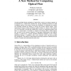A New Method for Computing Optical Flow