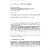 A New Redundancy Reducing Cipher