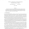 A Note on Adaptivity in Testing Properties of Bounded Degree Graphs