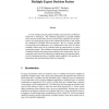 A Novel Confidence-Based Framework for Multiple Expert Decision Fusion