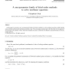 A one-parameter family of third-order methods to solve nonlinear equations