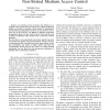 A Packing Approach to Compare Slotted and Non-Slotted Medium Access Control