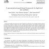 A parameterized graph-based framework for high-level test synthesis