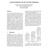 A Pareto model for OLAP view size estimation
