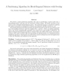 A partitioning algorithm for block-diagonal matrices with overlap