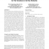 A performance evaluation framework for fair solutions in ad hoc networks
