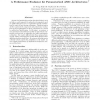 A performance evaluator for parameterized ASIC architectures
