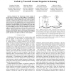 A Policy for Open-Loop Attenuation of Disturbance Effects Caused by Uncertain Ground Properties in Running