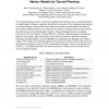 A Preliminary Investigation of Hierarchical Hidden Markov Models for Tutorial Planning