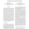 A Probabilistic Language Model for Hand Drawings