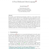 A Proof Dedicated Meta-Language