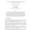 A Proof System for Asynchronously Communicating Deterministic Processes