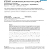 A proposed metric for assessing the measurement quality of individual microarrays