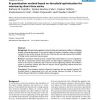 A quantization method based on threshold optimization for microarray short time series