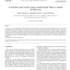 A real-time hand tracker using variable-length Markov models of behaviour