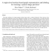 A region-level motion-based graph representation and labeling for tracking a spatial image partition