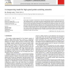 A resequencing model for high-speed packet-switching networks