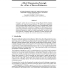 A Risk Minimization Principle for a Class of Parzen Estimators