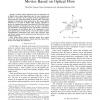 A robust method for camera motion estimation in movies based on optical flow