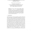 A Round and Communication Efficient Secure Ranking Protocol