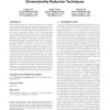 A scalable two-stage approach for a class of dimensionality reduction techniques