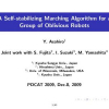 A Self-stabilizing Marching Algorithm for a Group of Oblivious Robots