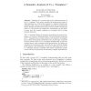 A Semantic Analysis of C++ Templates