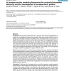 A semiparametric modeling framework for potential biomarker discovery and the development of metabonomic profiles