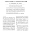 A set of novel correlation tests for nonlinear system variables