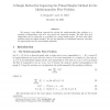 A simple method for improving the primal simplex method for the multicommodity flow problem