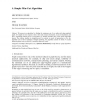 A Simple Min Cut Algorithm