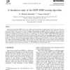 A simulation study of the OSPF-OMP routing algorithm