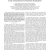 A special-purpose compiler for look-up table and code generation for function evaluation