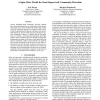 A Spin-Glass Model for Semi-Supervised Community Detection