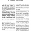 A Spreadsheet Approach to Facilitate Visualization of Uncertainty in Information
