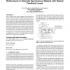 A synchronization algorithm for local temporal refinements in perfectly synchronous models with nested feedback loops