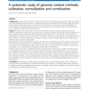 A systematic study of genome context methods: calibration, normalization and combination