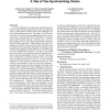A tale of two synchronizing clocks